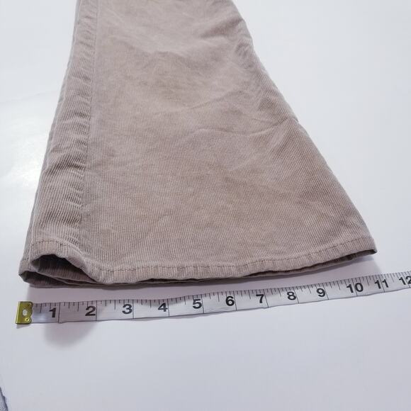 AEO American Eagle Corduroy Button Fly Super Hi-Rise Flare Pants - Picture 10 of 16